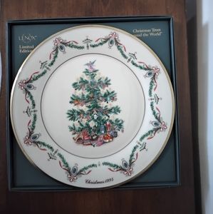 Collector 1993 Lenox Christmas Plate